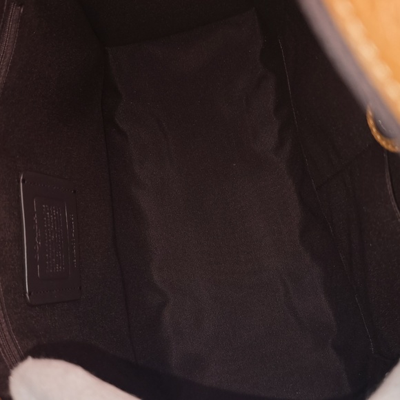 Coach Two Way Tote in Caramel Brown - Picture 3 of 5